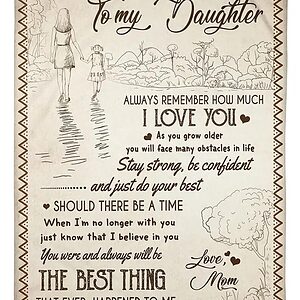 Quilt Blanket for Daughter - Luxurious Super Soft Gift from Mom - Throw - Ettee