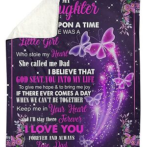 Blanket for Daughter from Mom.Custom Gift for Daughter.Custom Birthday Gift For Mom - Super King - Ettee