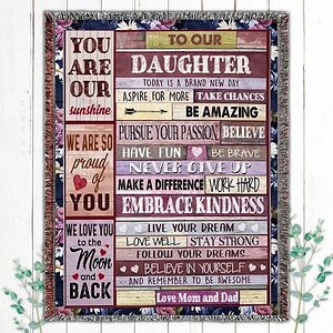 Quilt Blanket for Daughter Vintage. Luxurious Super Soft Quilt Blanket - Super King - Ettee