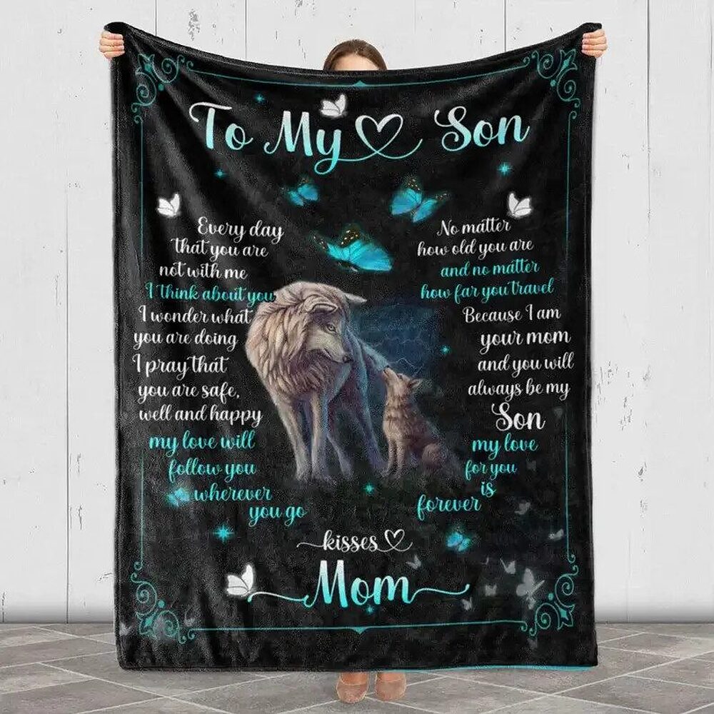 To My Mom Rose Throw Fleece Blanket Gift From Daughter Christmas Birthday Blanket To My Mom Rose Throw Fleece Blanket Gift From Daughter Christmas Birthday Blanket - Ettee - Birthday
