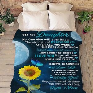 Quilt Blanket For Daughter Mom. Luxurious Super Soft Quilt Blanket - Super King - Ettee