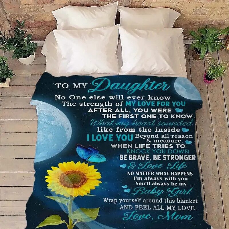 Quilt Blanket For Daughter Mom. Luxurious Super Soft Quilt Blanket - Super King - Ettee