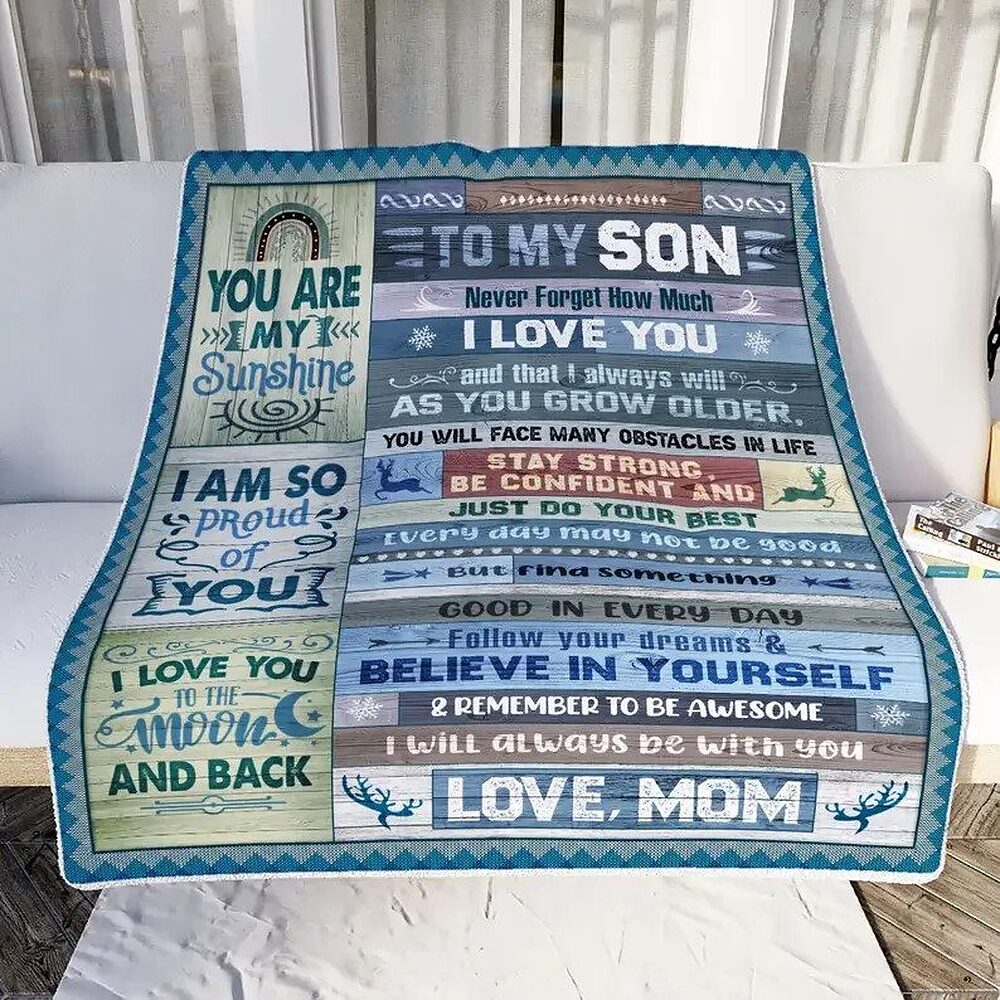 To My Mom Rose Throw Fleece Blanket Gift From Daughter Christmas Birthday Blanket To My Mom Rose Throw Fleece Blanket Gift From Daughter Christmas Birthday Blanket - Ettee - Birthday