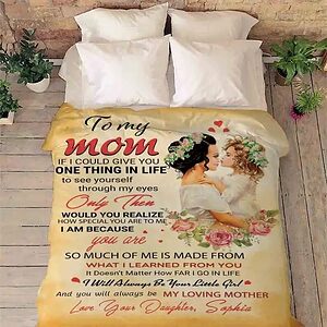 Mother's Day Gift For Mom.Quilt Blanket for her Birthday - Super King - Ettee