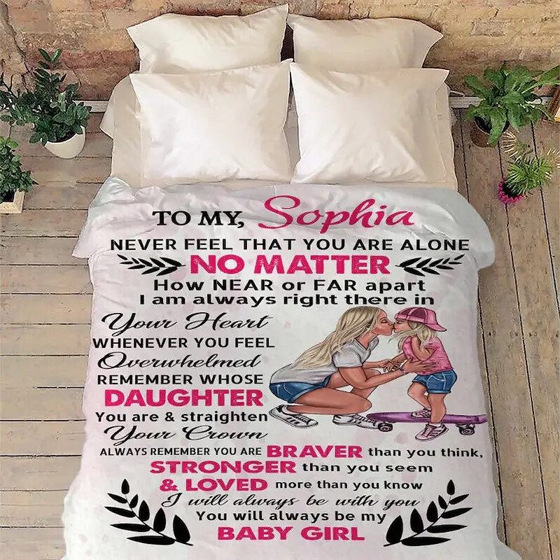 To My Daughter I Love You Quilt Blanket For Daughter - Super King - Ettee