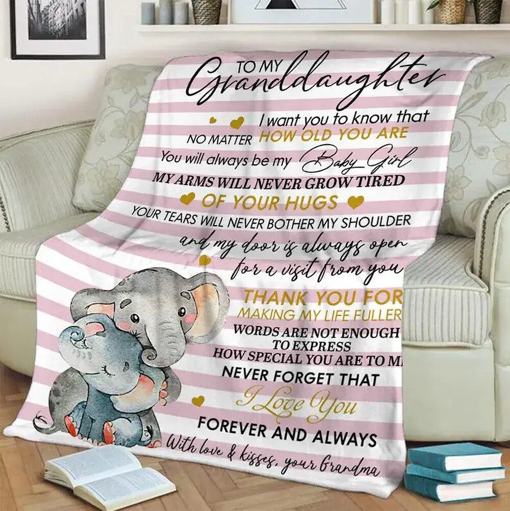 To My Mom Rose Throw Fleece Blanket Gift From Daughter Christmas Birthday Blanket - Ettee - Birthday