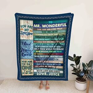 To My Husband Blanket.Gift Blanket.Blanket For Couple.Blanket For Love.Wedding Anniversary Blanket - Super King - Ettee