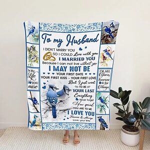 To My Husband Blanket.Gift Blanket.Blanket For Couple.Wedding Anniversary Blanket.Christmas Blanket - Super King - Ettee