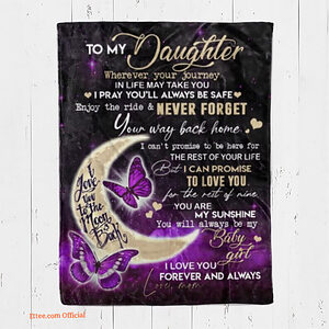 Blanket for Daughter from Mom Of Family - Super King - Ettee