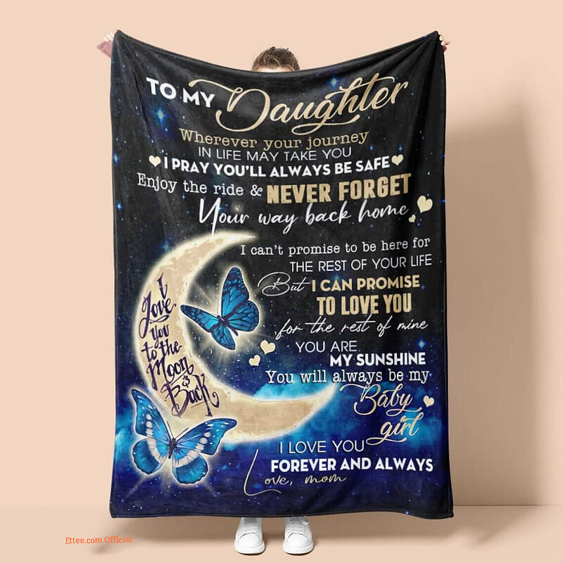 Quilt Blanket for Daughter from Mom.Gift for Daughter - Super King - Ettee