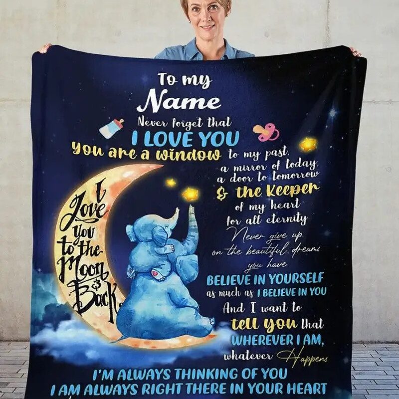 Blankets For Gift.Special gift for daughter Fleece Blanket.Special gift for daughter.Sherpa Fleece Blanket.Gift Fleece Blanket - Super King - Ettee