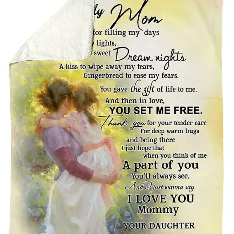 Quilt Blankets For Gift.Special gift for your Mom I To My Mom Fleece - Super King - Ettee