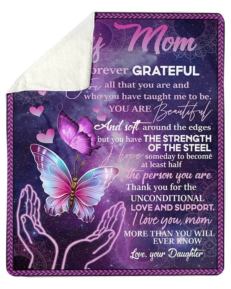 Blankets For Gift To My Mom Blanket Mother Blanket. Family Throw Blanket