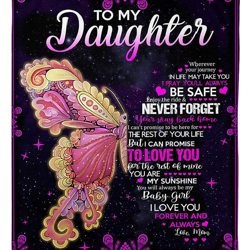Quilt Blanket for Daughter Son from Mom. Best Mom Ever Gifts - Super King - Ettee