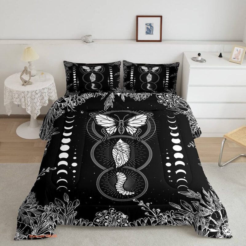Butterfly Bedding Set. Luxurious Smooth And Durable. Lightweight And Smooth Comfort