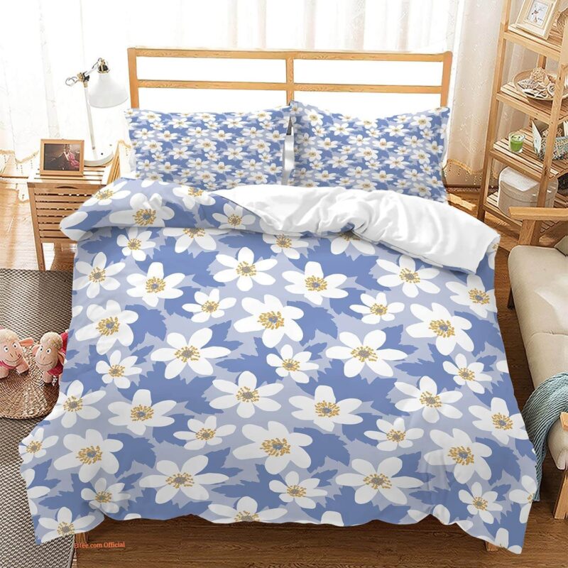 Floral Bedding Full Size Garden Floral Bedding Set. Luxurious Smooth And Durable