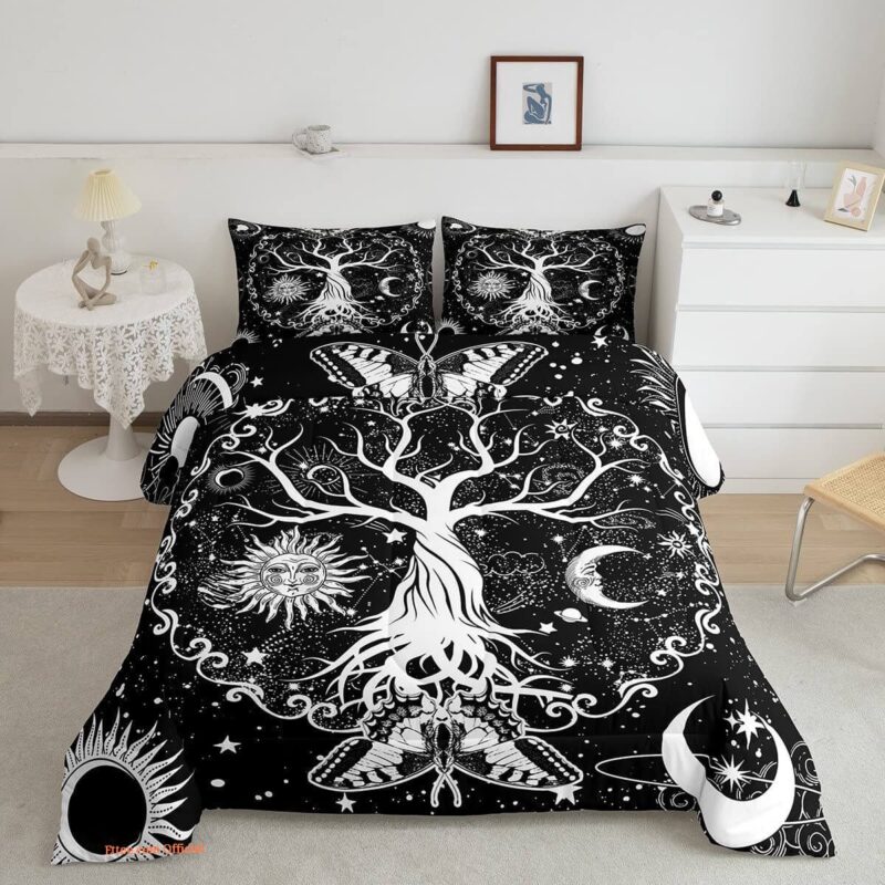 Tree of Life Bedding Set. Smooth And Durable. Close Stitching
