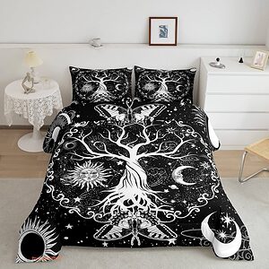Tree of Life Bedding Set. Smooth And Durable. Close Stitching - King - Ettee