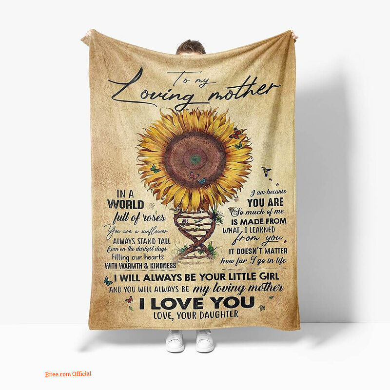 To My Mom Thank You My Loving Mother Quilt Blankets - Super King - Ettee
