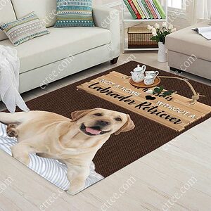 Labrador Retriever Rug. A House Is Not A Home Without A Labrador - Ettee - dog rug