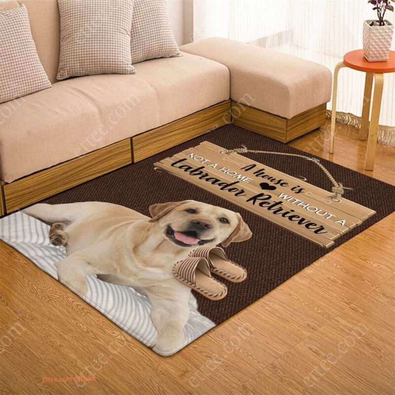 Labrador Retriever Rug. A House Is Not A Home Without A Labrador