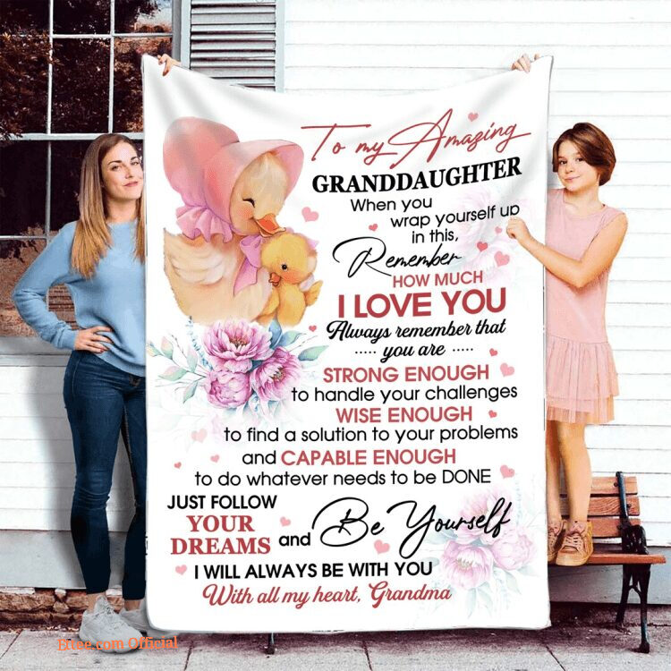 Quilt Blanket From Grandma Grandpa Follow Your Dreams Soft Cozy Lightweight Throw Blanket