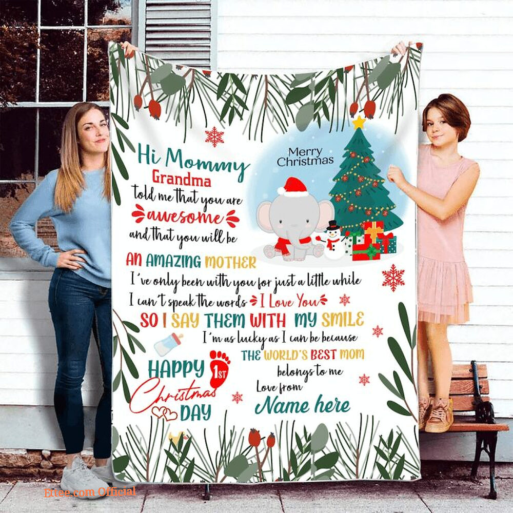 To My Mom Rose Throw Fleece Blanket Gift From Daughter Christmas Birthday Blanket To My Mom Rose Throw Fleece Blanket Gift From Daughter Christmas Birthday Blanket - Ettee - Birthday
