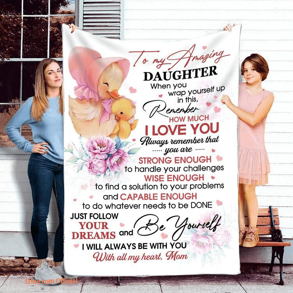 To My Mom Rose Throw Fleece Blanket Gift From Daughter Christmas Birthday Blanket To My Mom Rose Throw Fleece Blanket Gift From Daughter Christmas Birthday Blanket - Ettee - Birthday