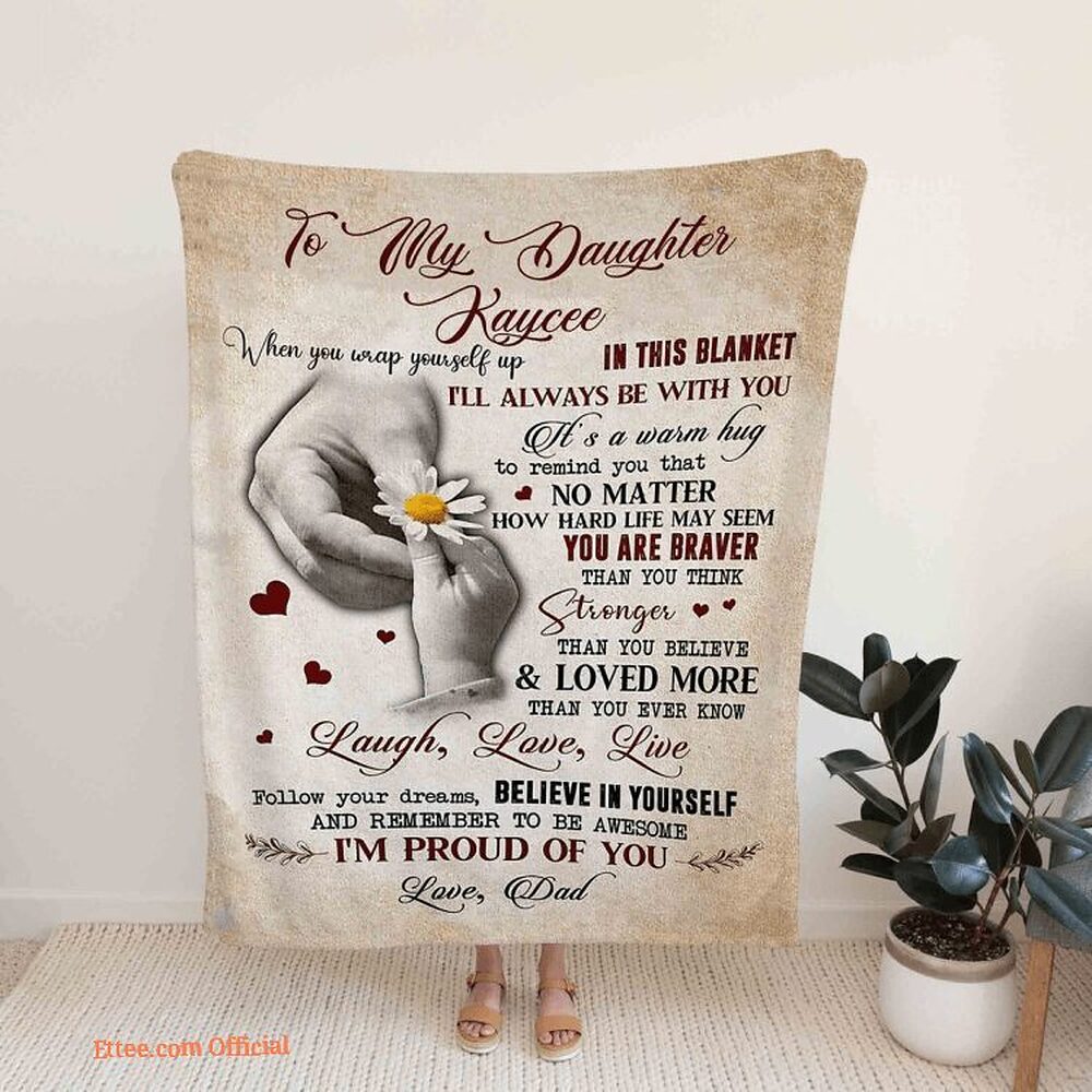 To My Mom Rose Throw Fleece Blanket Gift From Daughter Christmas Birthday Blanket - Ettee - Birthday