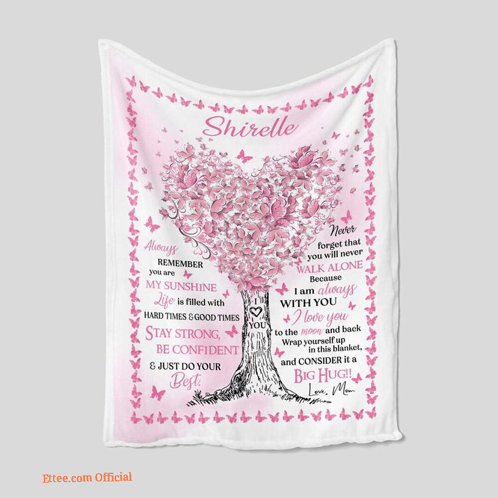 To My Mom Rose Throw Fleece Blanket Gift From Daughter Christmas Birthday Blanket To My Mom Rose Throw Fleece Blanket Gift From Daughter Christmas Birthday Blanket - Ettee - Birthday