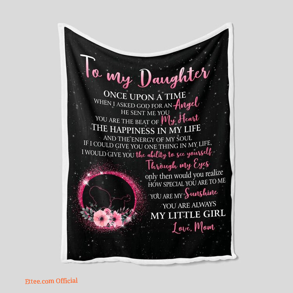 To My Mom Rose Throw Fleece Blanket Gift From Daughter Christmas Birthday Blanket To My Mom Rose Throw Fleece Blanket Gift From Daughter Christmas Birthday Blanket - Ettee - Birthday