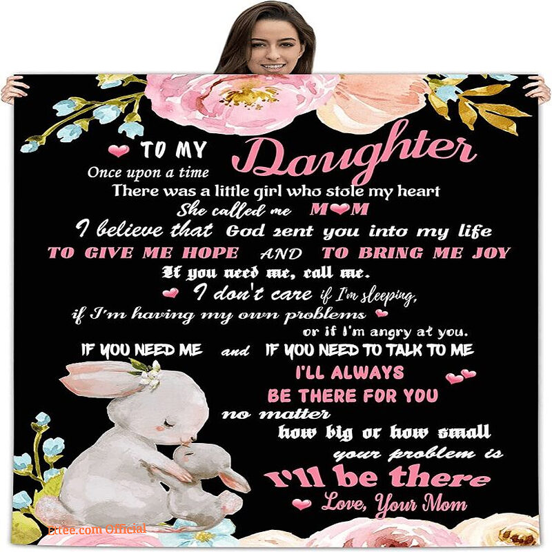 To My Daughter Blanket From Mom Blanket To My Daughter Gift For Girls - Super King - Ettee