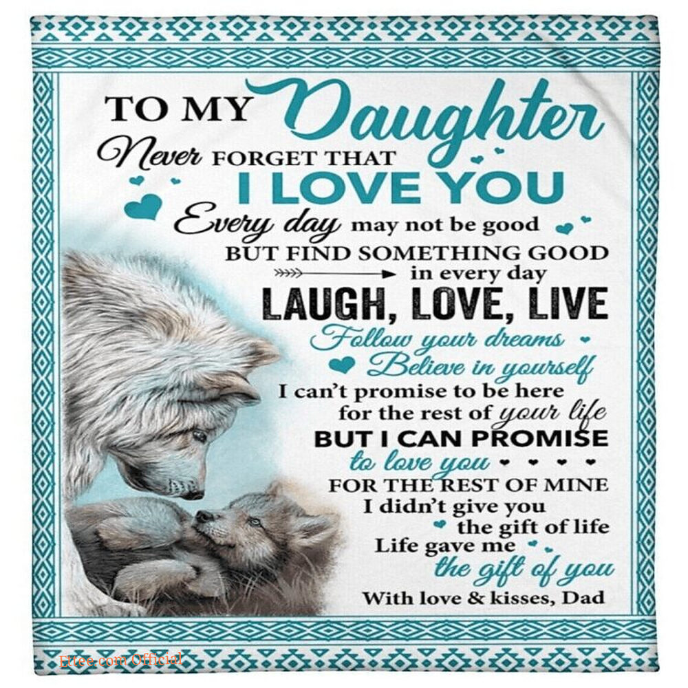 To My Mom Rose Throw Fleece Blanket Gift From Daughter Christmas Birthday Blanket - Ettee - Birthday
