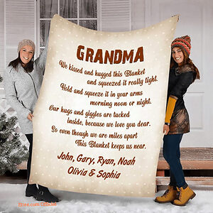 Blanket For Granny Quilt Blanket And Throws Grandparent. Foldable And Compact - Super King - Ettee