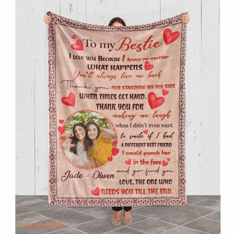 Quilt Blanket For Bestie Birthday Blanket For Bestie Sister. Foldable And Compact - Super King - Ettee