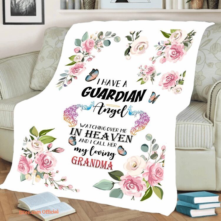 Memory Quilt Blanket For Guardian Angel. Lightweight And Smooth Comfort