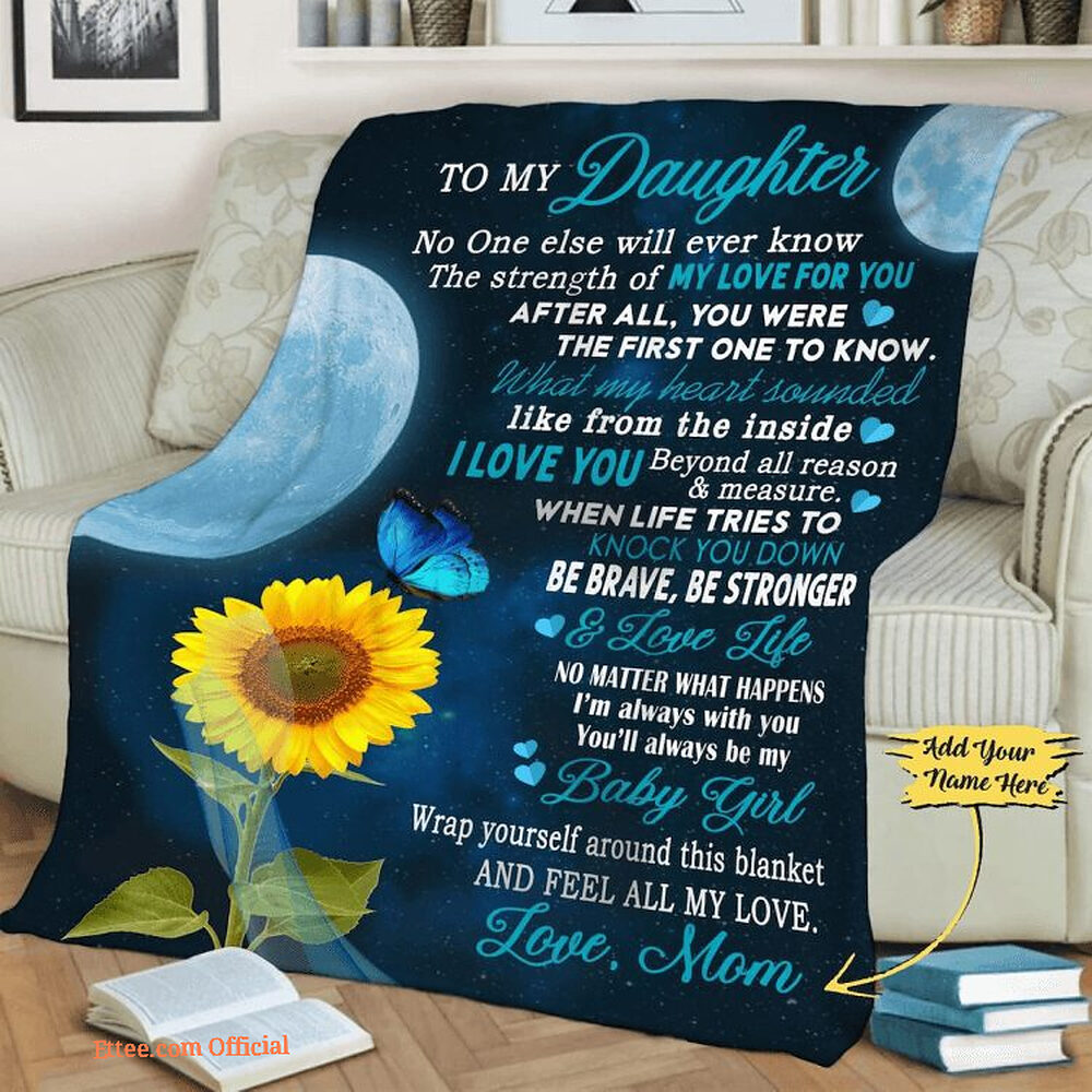 To My Mom Rose Throw Fleece Blanket Gift From Daughter Christmas Birthday Blanket To My Mom Rose Throw Fleece Blanket Gift From Daughter Christmas Birthday Blanket - Ettee - Birthday