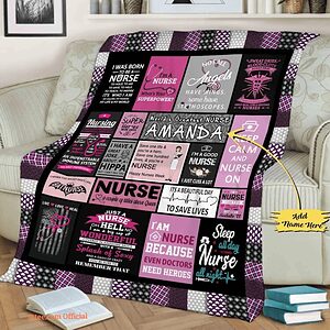 Customized Nurse Quilt Blanket For Nurse Day. Lightweight And Smooth Comfort - Super King - Ettee