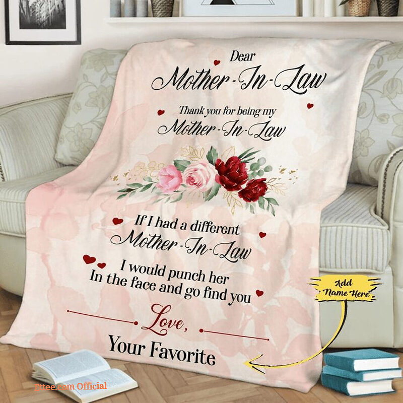 To My Mother In Law Quilt Blanket From Daughter In Law Customized Gift For Mother - Super King - Ettee