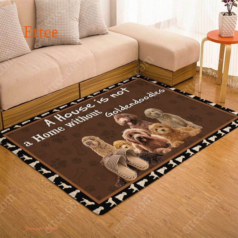Goldendoodle Rug. A House Is Not A Home Without Goldendoodles Home Decor