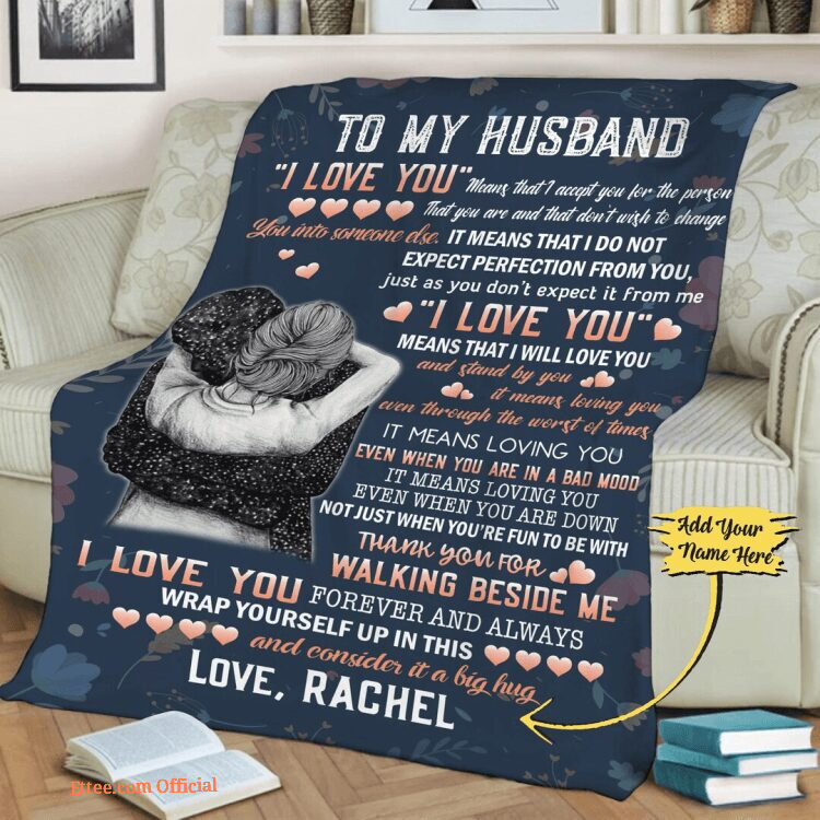 Valentine's Day Gift For Wife Gift For Hisher Customized Quilt Blanket For Him