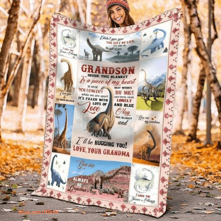 Alamosaurus Grandson Inside This Blanket From Grandma