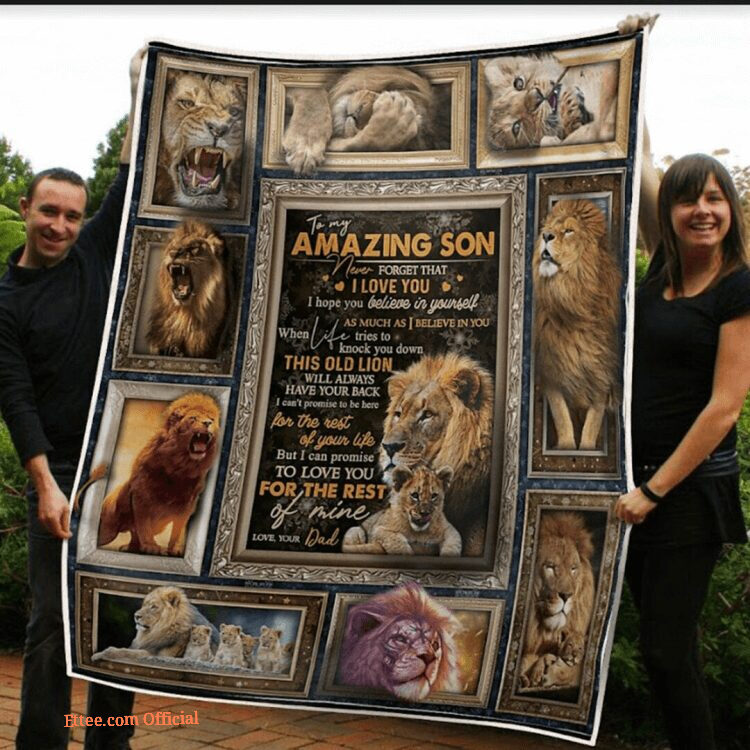 My Amazing Husband Wolf Couple Fate Choice - Perfect Gift From Wife Fleece Blanket