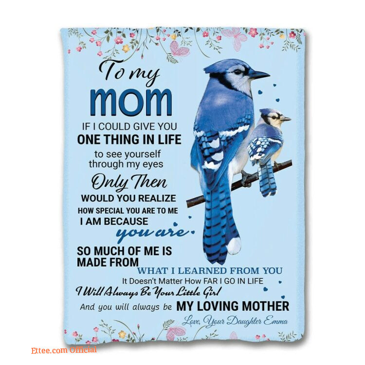 To My Mom Quilt Blanket From Children. Light And Durable. Soft To Touch