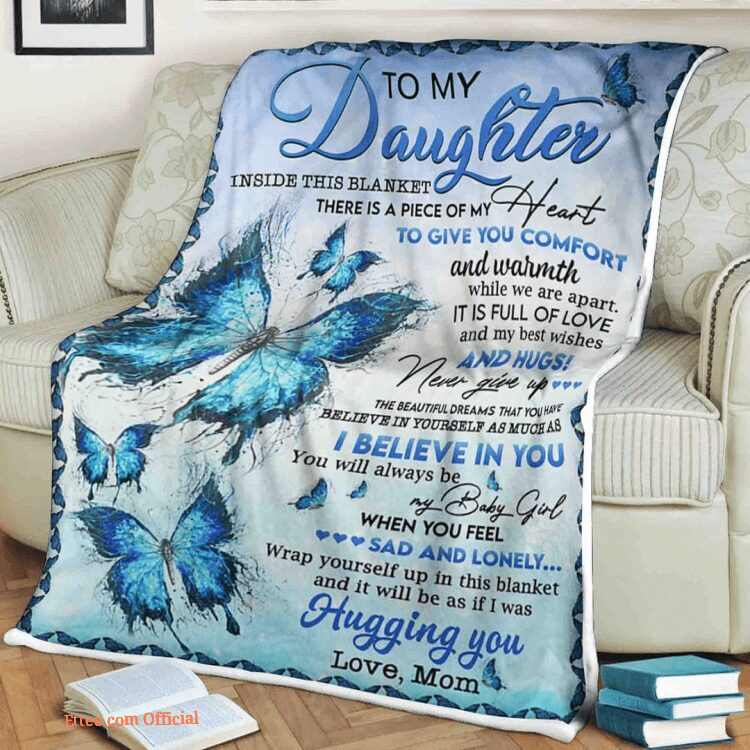 Butterfly Blanket To My Anniversary I Believe In You I Was Hugging You
