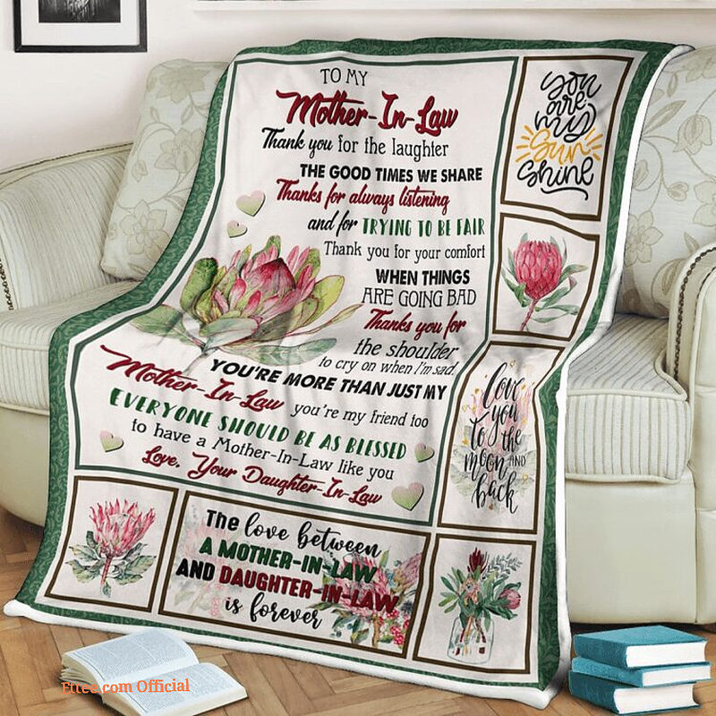 3D Flower Quilt Blanket To My Mother - Super King - Ettee