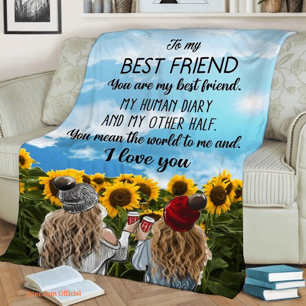blanket for the wife you are my best friend cat love blanket for the wife you are my best friend cat love - Ettee - Best Friend