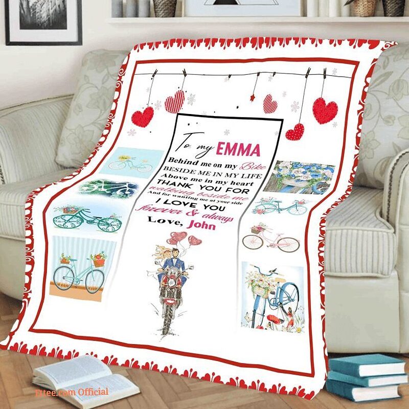 To My Beloved Girlfriend Partner Wife Customized Blanket For Valentine - Super King - Ettee