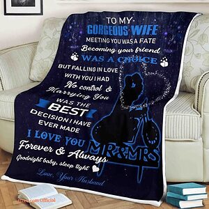 Family Blanket, A Fateful Meeting with My Gorgeous Wife - Super King - Ettee