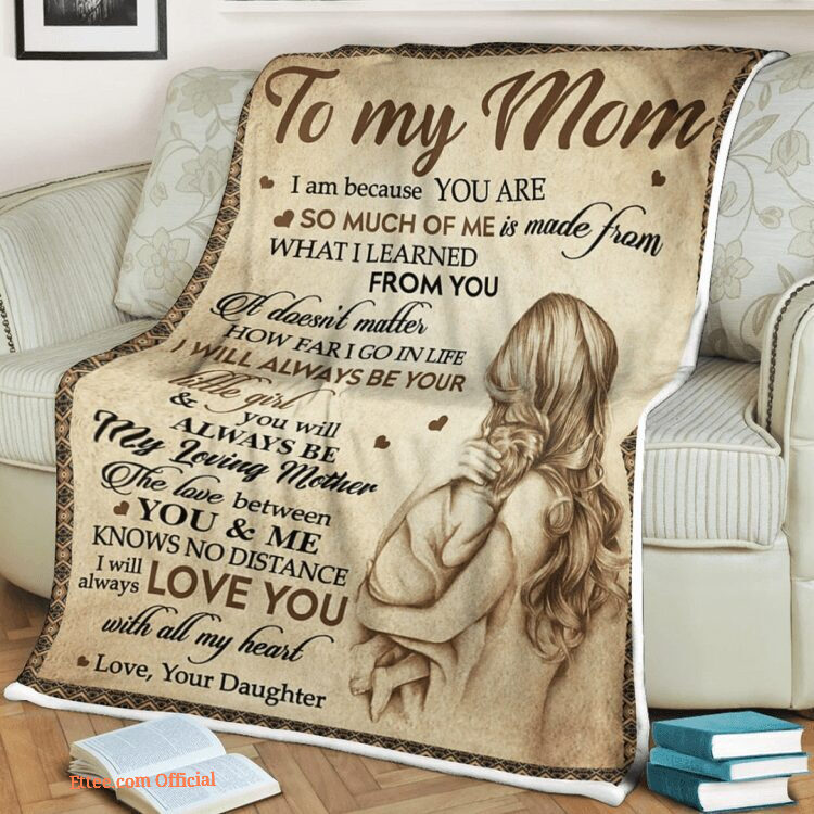 family blanket to my mom - gift lightweight and smooth comfort